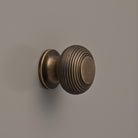 Solid Brass Beehive Cupboard Knobs-Cabinet Knobs-Yester Home