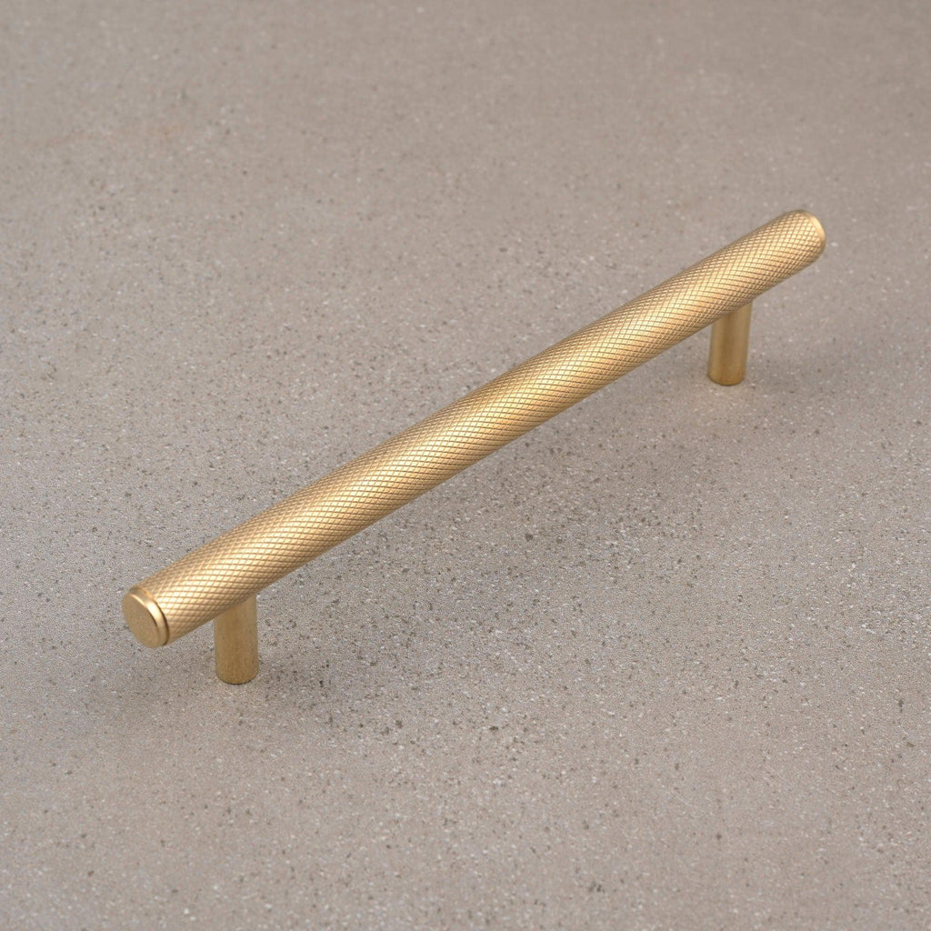 Solid Brass Knurled Cabinet Handles