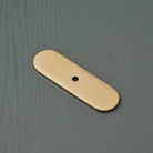 Solid Brass Oval Cabinet Handle Backplates - Cabinet Handles - Yester Home - Yester Home