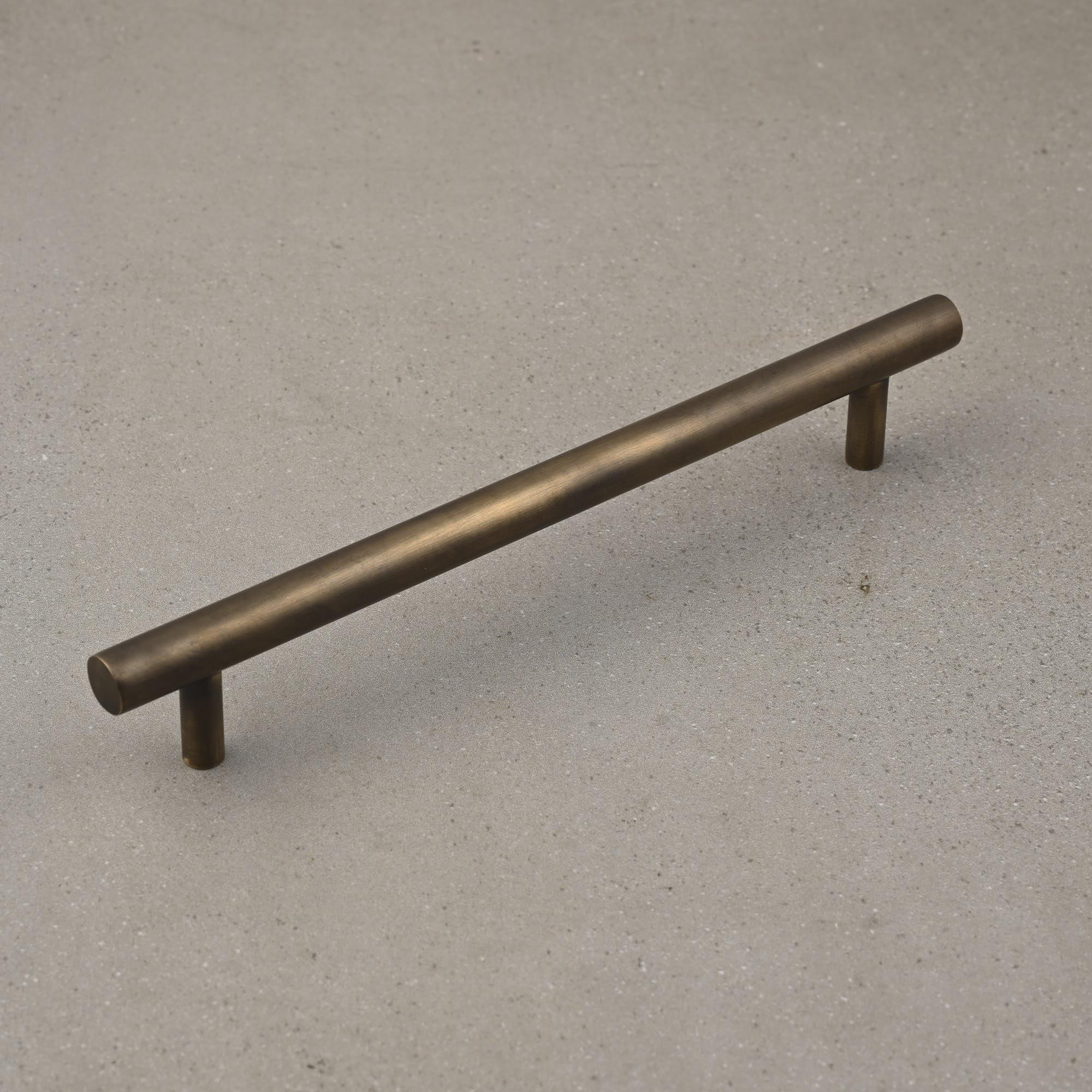 Solid Brass Round Bar Cabinet Handles-Cabinet Handles-Yester Home
