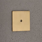 Square Brass Knob Backplate-Cabinet Knobs-Yester Home