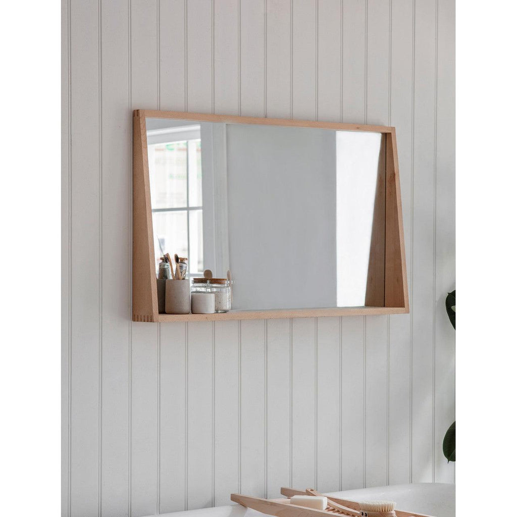 Southbourne Wall Mirror, Large - Beech