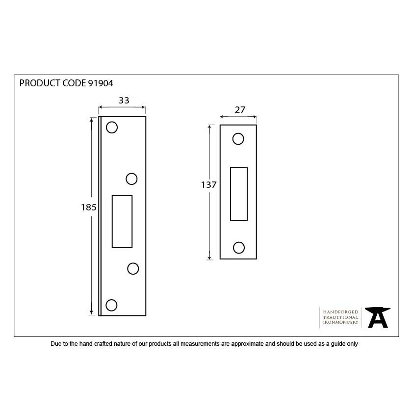 Speak to technical code used to be - Electro Brassed ½" Rebate Kit for Deadlock | From The Anvil