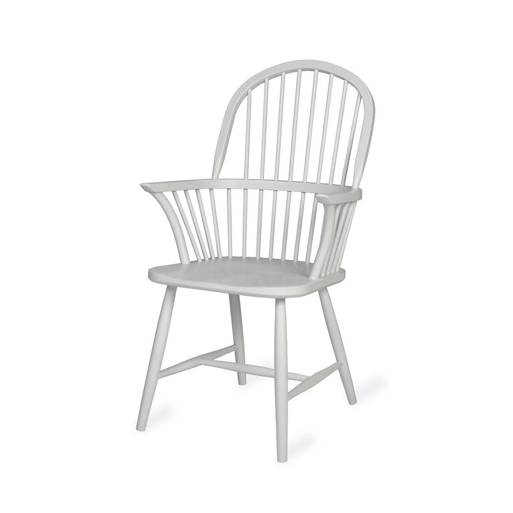 Spindle Armchair in Lily White-Indoor Furniture-Yester Home