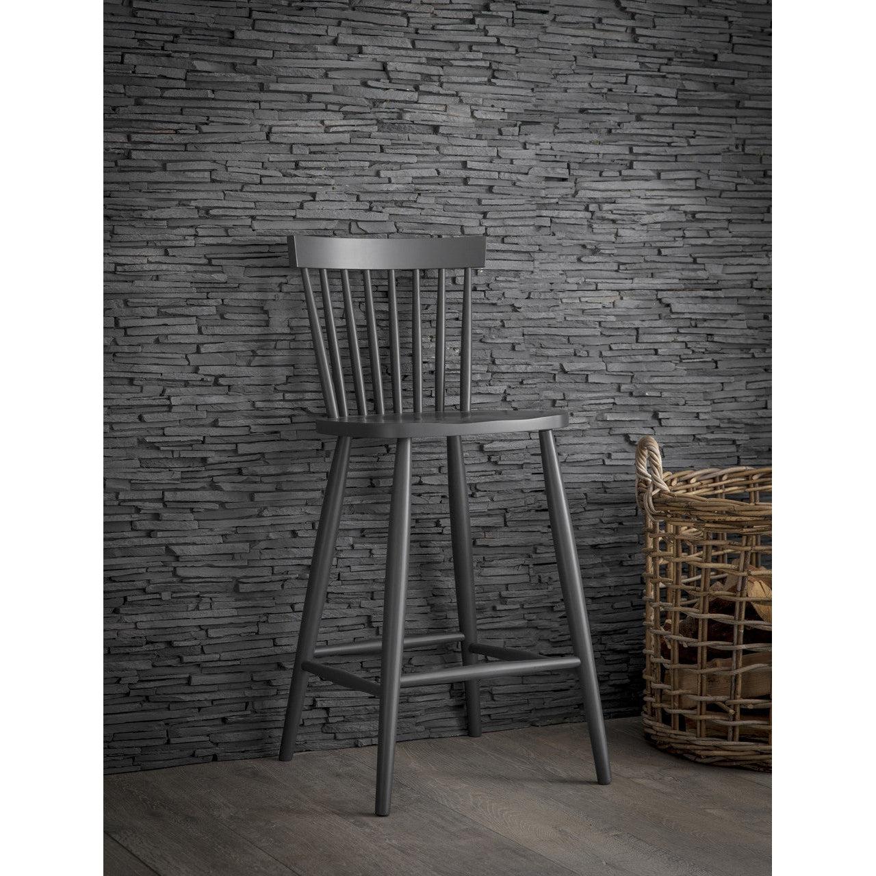 Spindle Bar Stool in Carbon - Beech-Indoor Furniture-Yester Home
