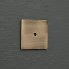Square Brass Cabinet Knob Backplate - Cabinet Knobs - Yester Home - Yester Home