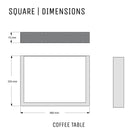 Square Industrial Legs-Industrial Legs-Yester Home