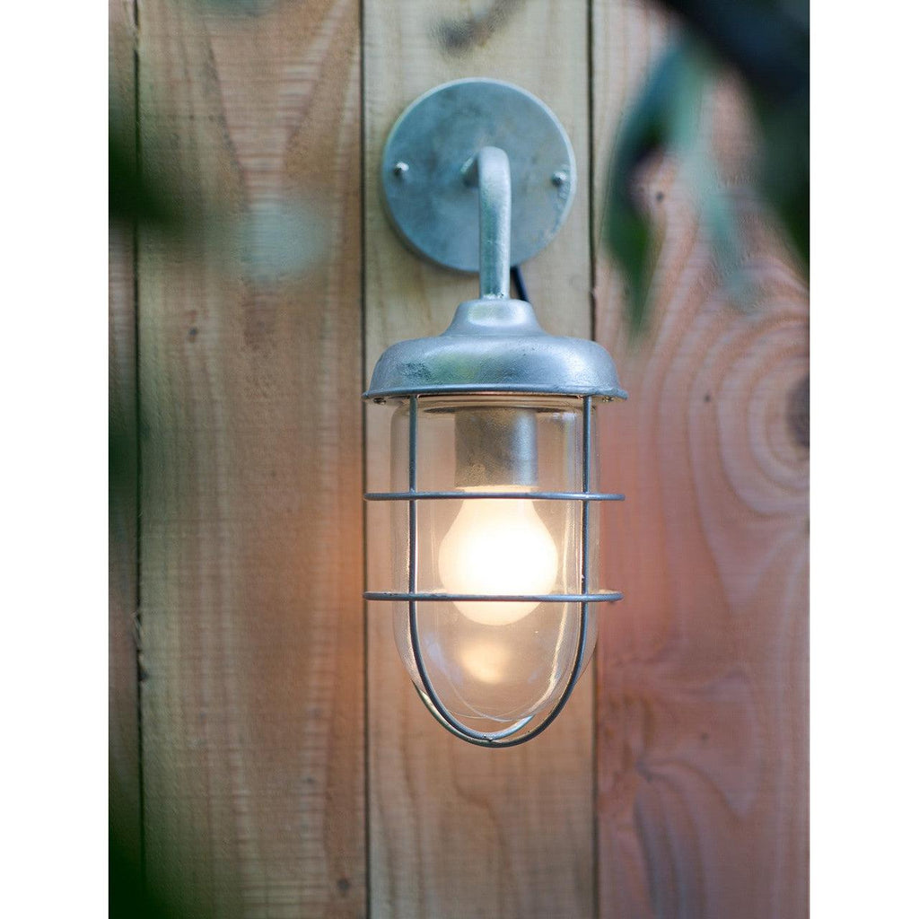 St Ives Harbour Light - Galvanised Steel-Outdoor Lighting-Yester Home