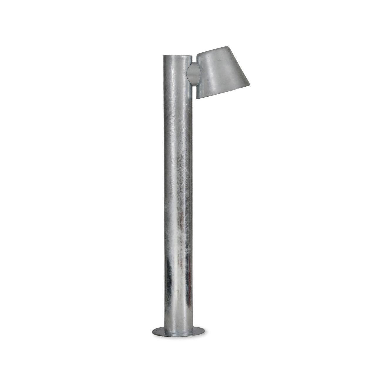 St Ives Mast Path Light - Galvanised Steel-Path Lights-Yester Home