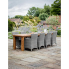St Mawes Refectory Table, 10 Seater - Teak-Outdoor Dining Tables & Sets-Yester Home