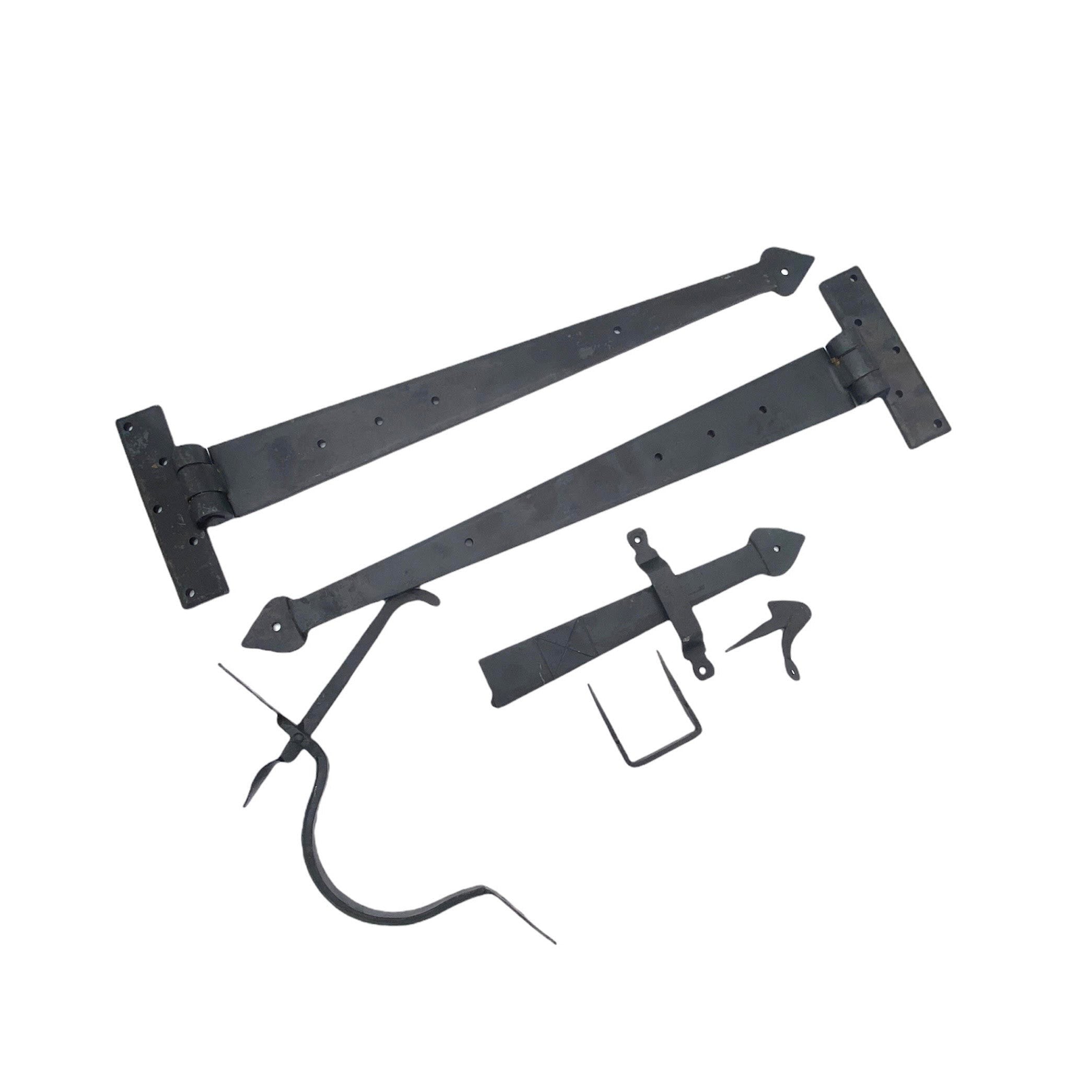 Standard Handforged Kit (18") - Arrow End Beeswax-Handforged Latches & Hinges-Yester Home