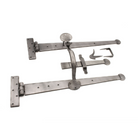 Standard Handforged Kit (18") - Penny End Pewter - Handforged Latches & Hinges - Spira Brass - Yester Home