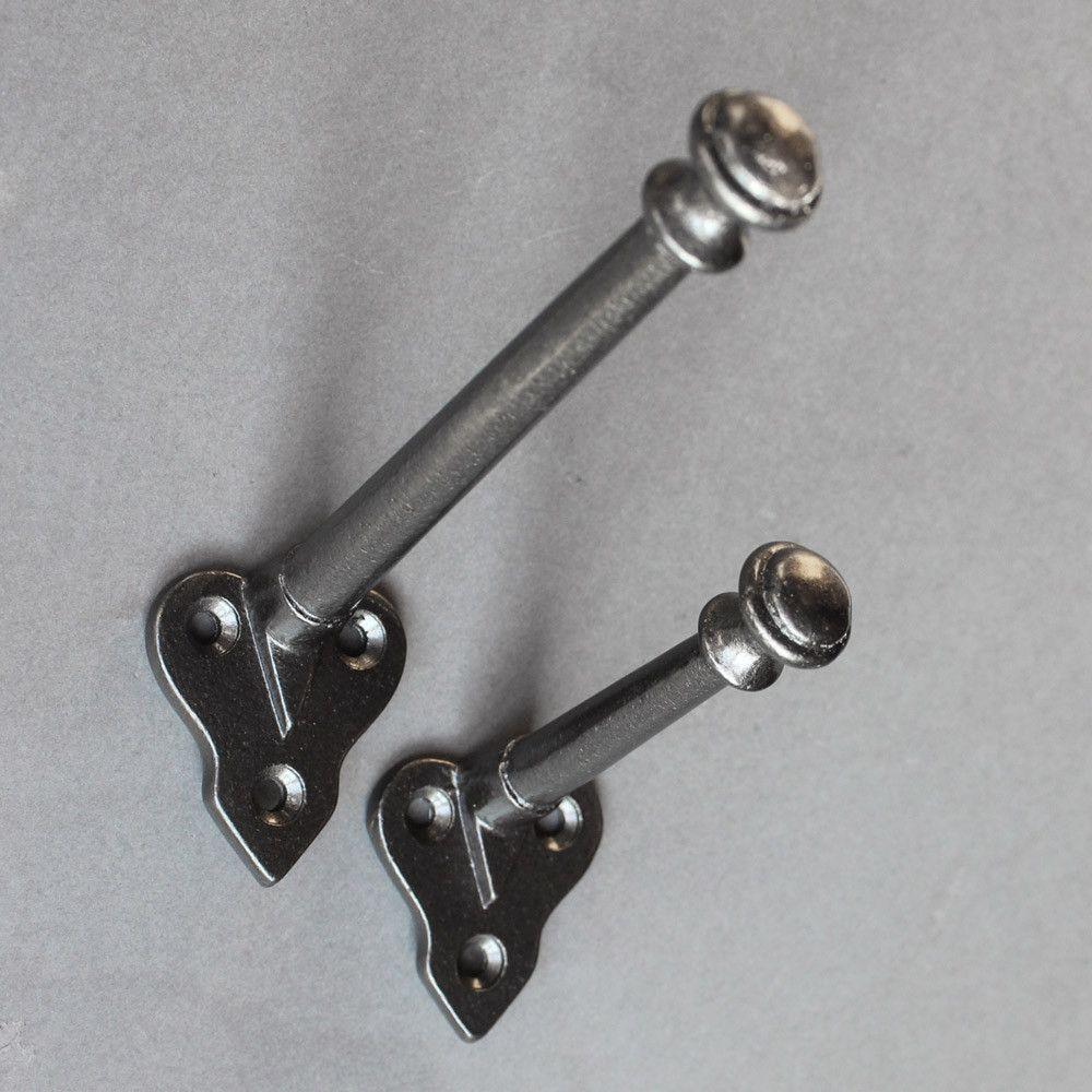 Stick Cast Iron Coat Hook-Coat Hooks-Yester Home