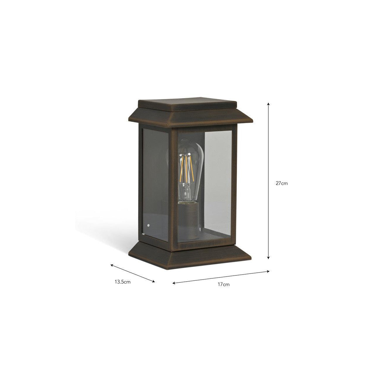 Stourton Wall Light | Antique Bronze | Steel - Outdoor Lighting - Garden Trading - Yester Home