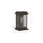 Stourton Wall Light | Antique Bronze | Steel - Outdoor Lighting - Garden Trading - Yester Home
