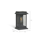 Stourton Wall Light | Carbon | Steel - Outdoor Lighting - Garden Trading - Yester Home