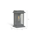 Stourton Wall Light | Charcoal | Steel - Outdoor Lighting - Garden Trading - Yester Home