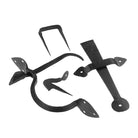 Suffolk Latch Arrow End Beeswax-Handforged Latches & Hinges-Yester Home