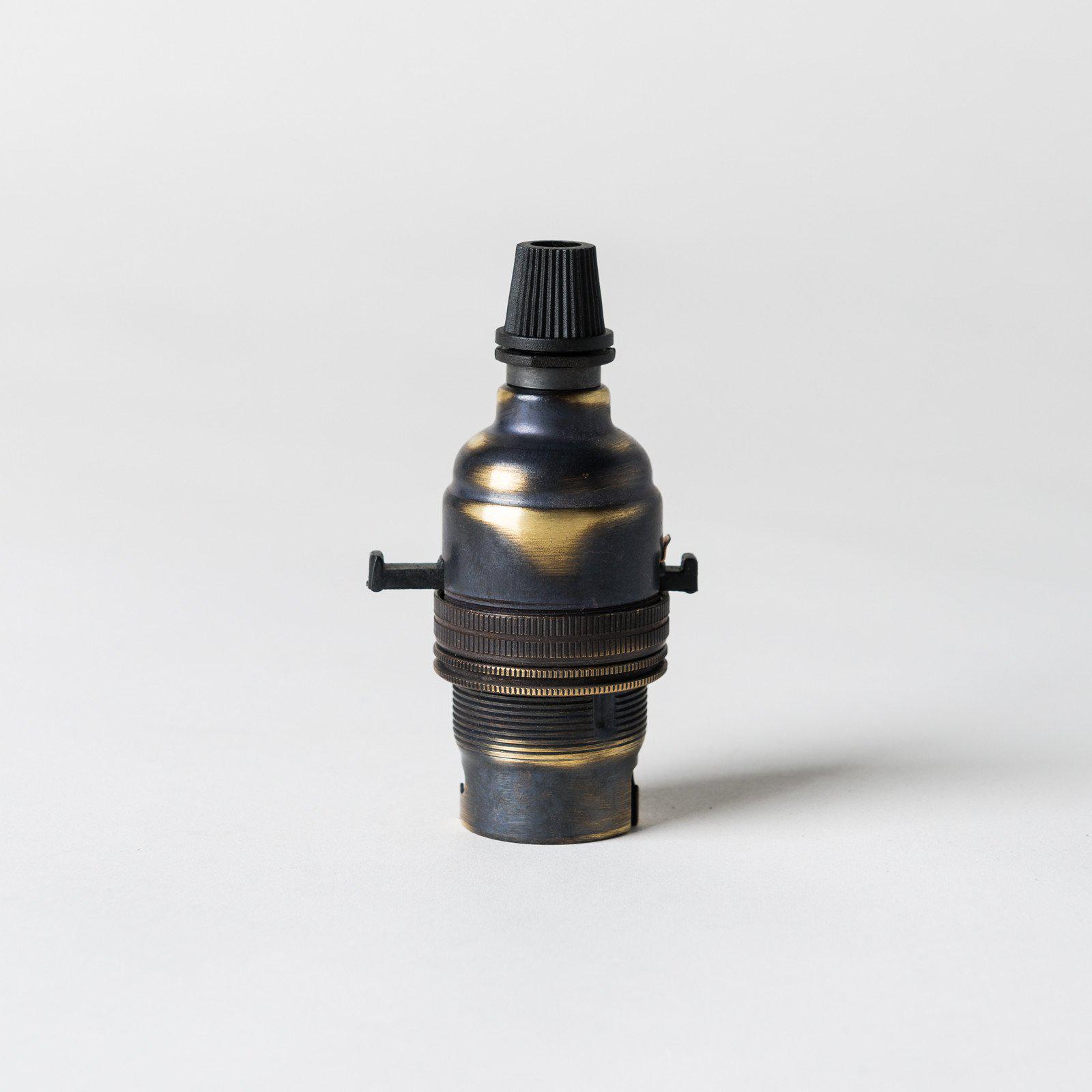 Switched Bayonet Period Lampholder with grip - All Colours-Lampholders-Yester Home