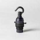Switched Bayonet Period Lampholder with hook - All Colours-Lampholders-Yester Home