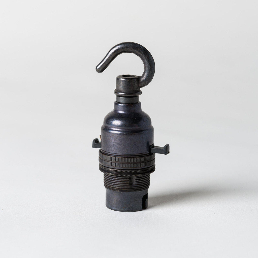 Switched Bayonet Period Lampholder with hook - All Colours