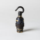 Switched Bayonet Period Lampholder with hook - All Colours-Lampholders-Yester Home