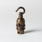 Switched Bayonet Period Lampholder with hook - All Colours-Lampholders-Yester Home