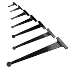 T - Hinges Penny End Beeswax 12" 300mm-Handforged Hinges-Yester Home