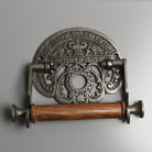 The Crown Cast Iron Toilet Paper Holder-Toilet Paper Holders-Yester Home