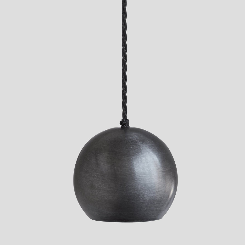 The Globe Collection Pendant - Pewter