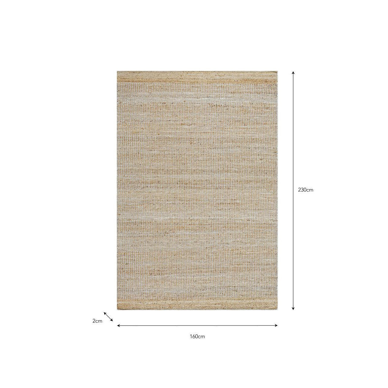 Thornbury Rug | 160x230cm | Wool & Jute Mix - Rugs & Runners - Garden Trading - Yester Home