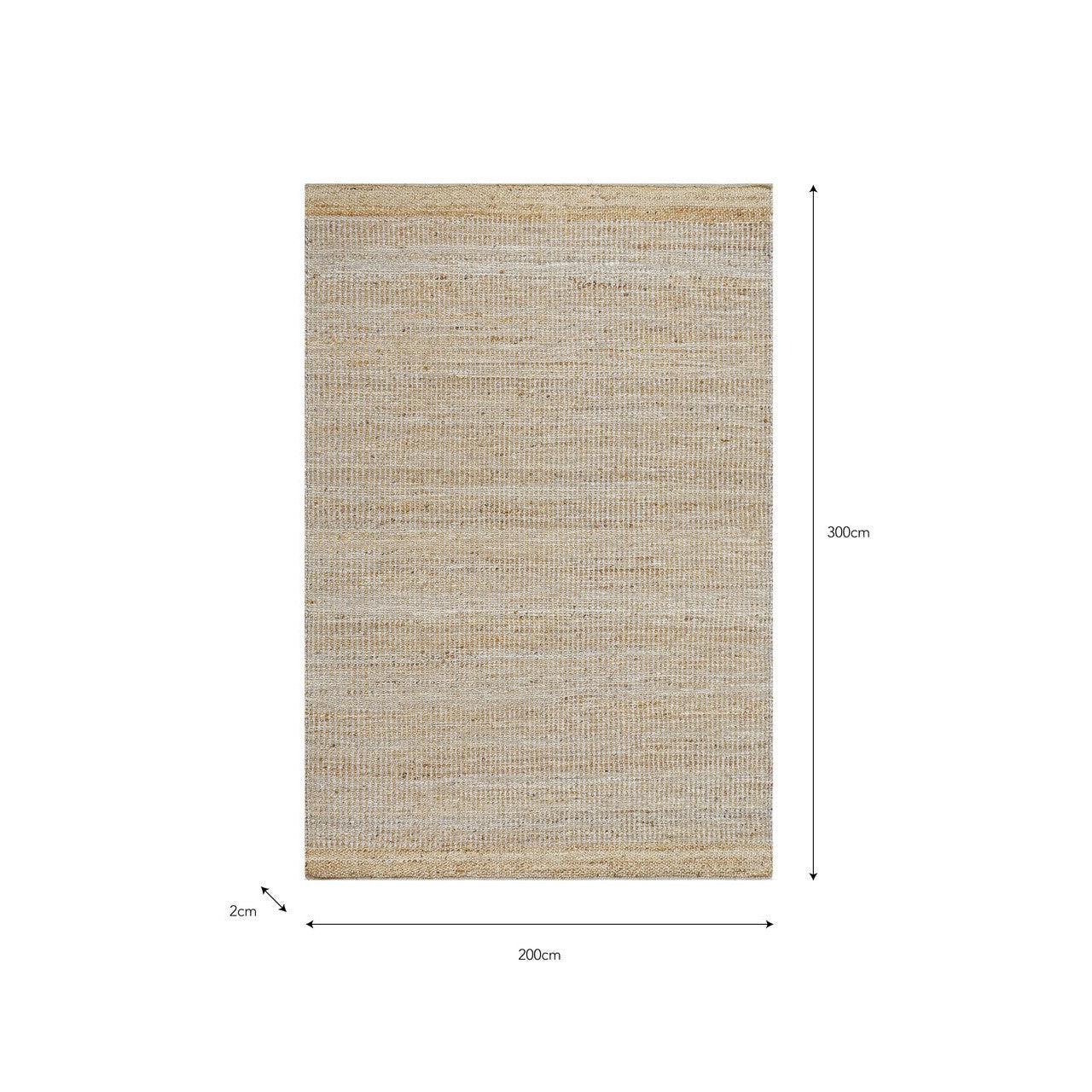 Thornbury Rug | 200x300cm | Wool & Jute Mix - Rugs & Runners - Garden Trading - Yester Home