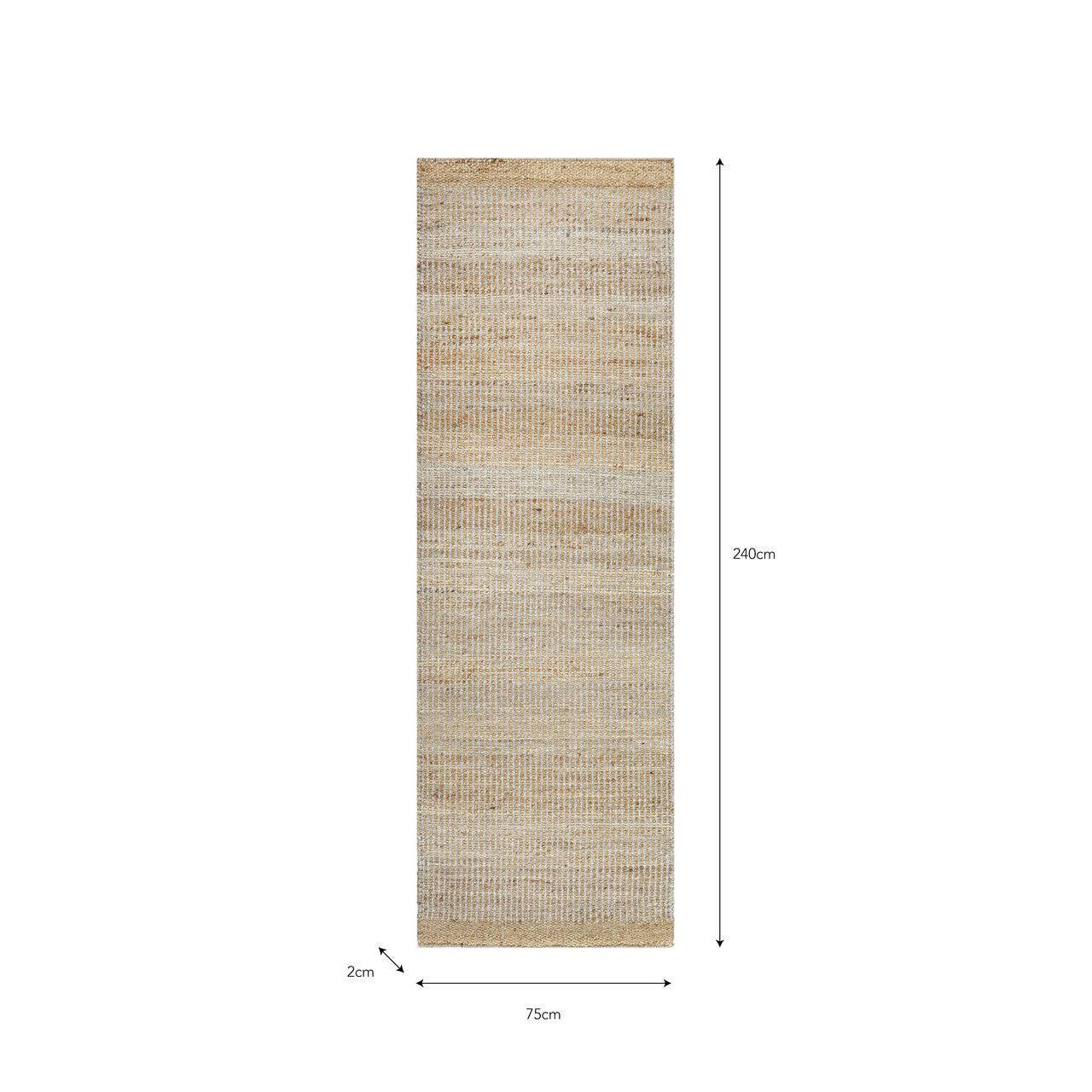 Thornbury Runner | 75x240cm | Wool & Jute Mix - Rugs & Runners - Garden Trading - Yester Home