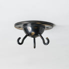 Three Hook Ceiling Plate - All Colours-Ceiling Hooks-Yester Home