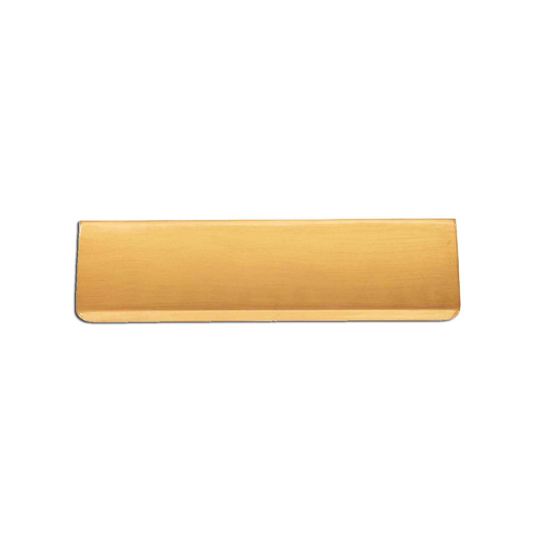 Tidy Flap 275 x 80mm Satin Brass-Finger Plates & Letter Plates-Yester Home