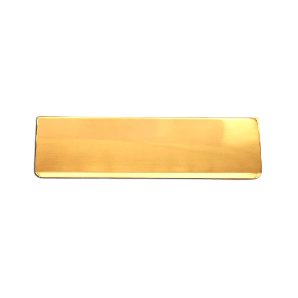 Tidy Flap 300 x 87mm Polished Brass - Finger Plates & Letter Plates - Spira Brass - Yester Home