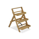 Titchberry Folding Plant Stand | Small | Natural-Plant Stands-Yester Home