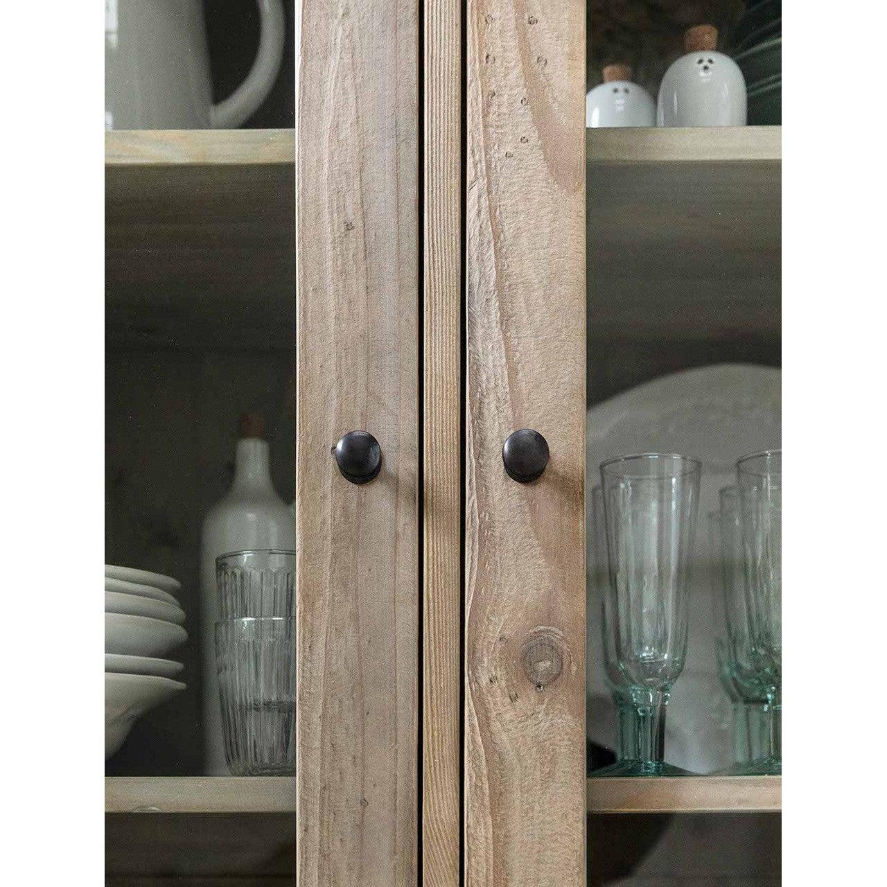 Topsham Glass Display Unit | Natural - Consoles & Sideboards - Garden Trading - Yester Home