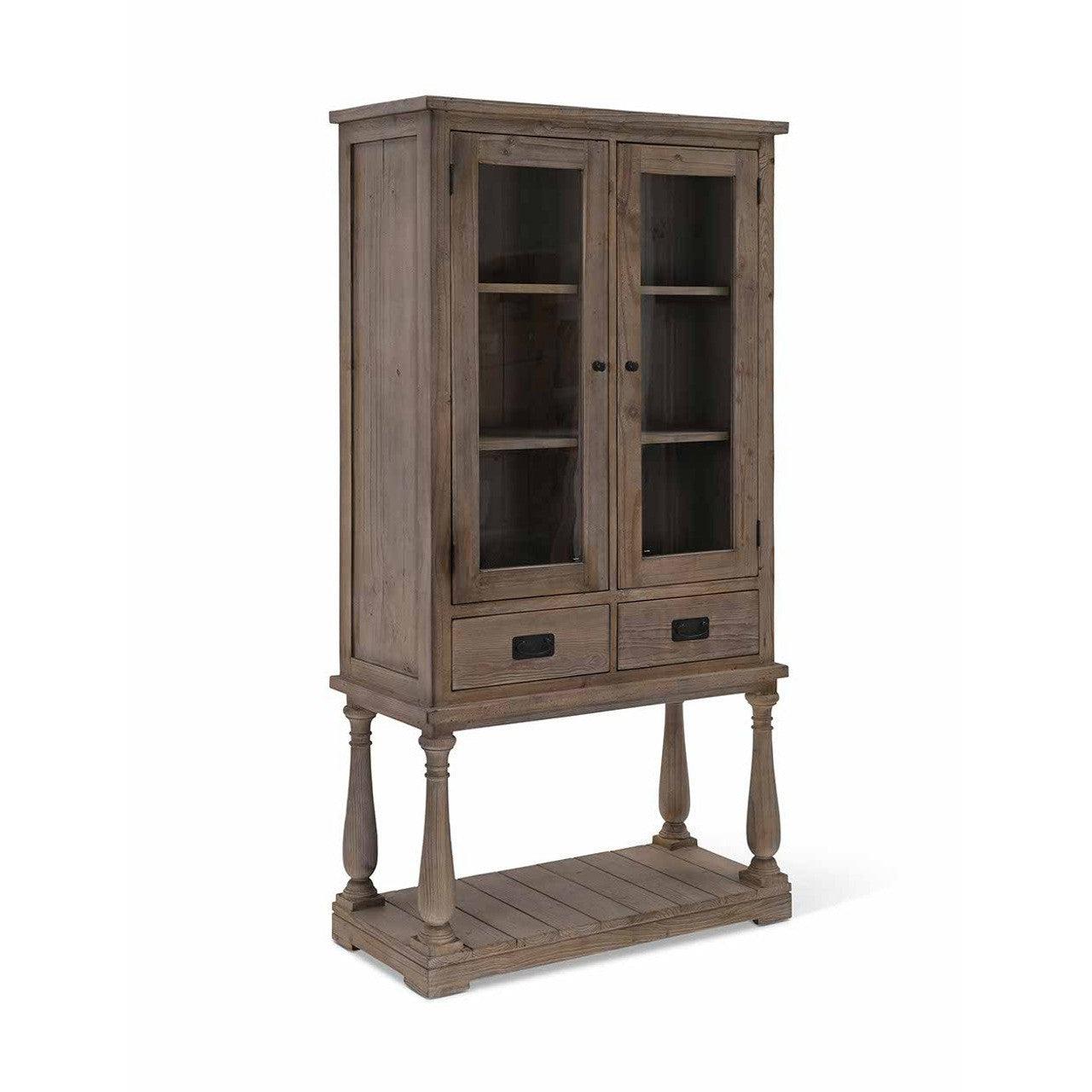 Topsham Glass Display Unit | Natural - Consoles & Sideboards - Garden Trading - Yester Home