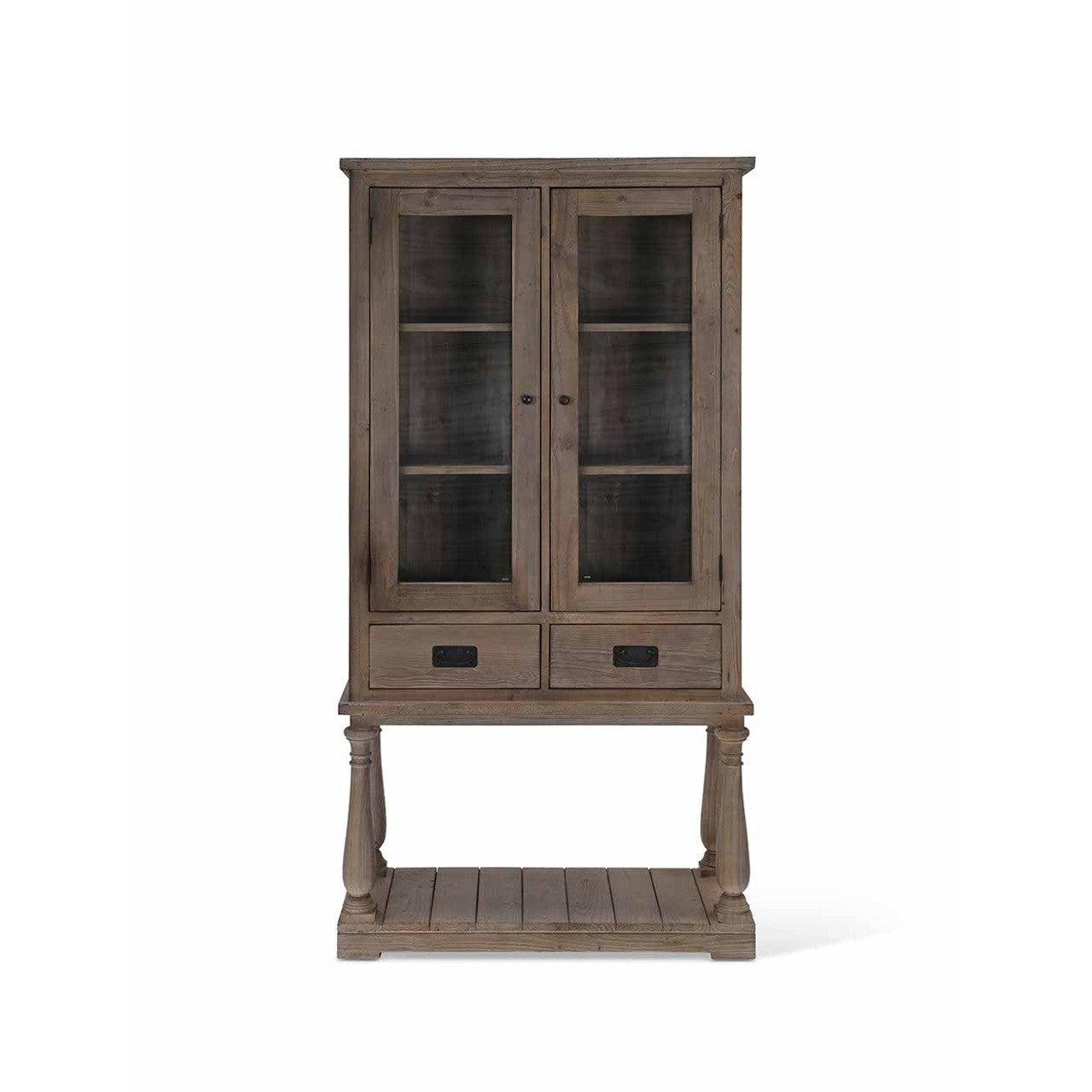 Topsham Glass Display Unit | Natural - Consoles & Sideboards - Garden Trading - Yester Home