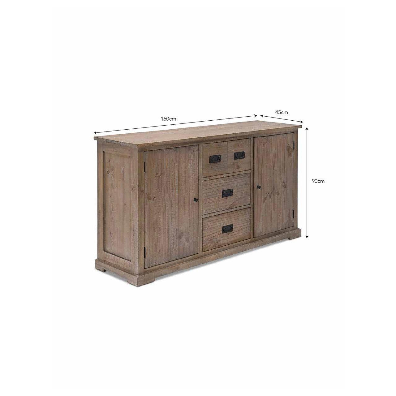 Topsham Sideboard | Large | Natural - Consoles & Sideboards - Garden Trading - Yester Home