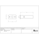 Touch Latch for Pocket Doors Kits 42692 & 42693 | From The Anvil - Pocket Door Hardware - From The Anvil - Yester Home