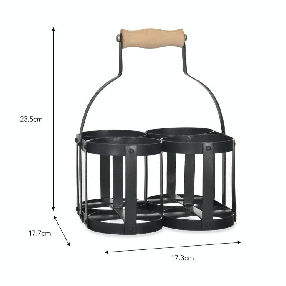 Traditional 4 & 6 Milk Bottle Holder-Milk Bottle Holder-Yester Home