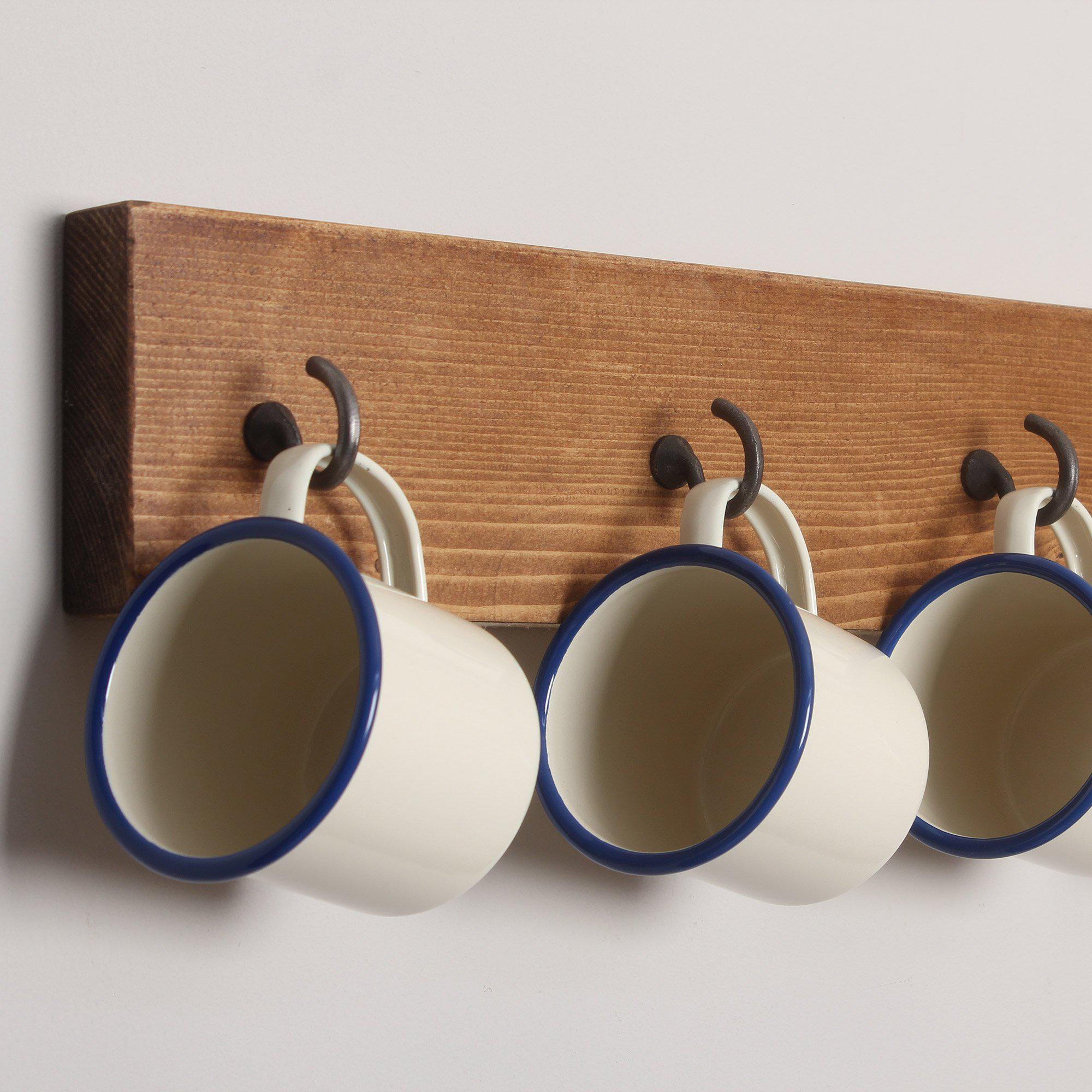 Traditional Iron Cup Hook-Pegs & Racks-Yester Home