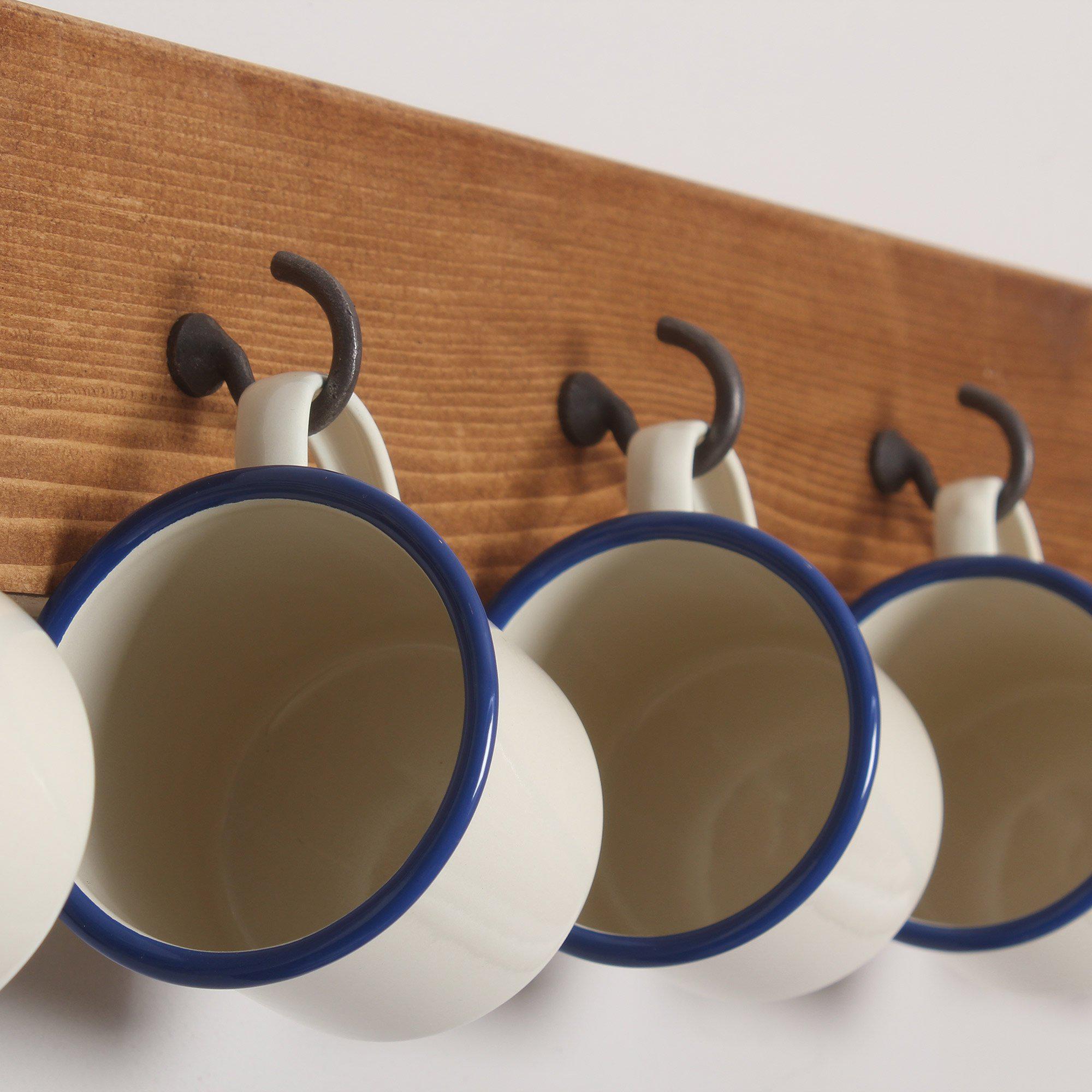 Traditional Iron Cup Hook-Pegs & Racks-Yester Home