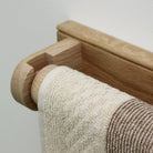 Traditional Oak Roller Towel Rail - Towel Rails - Creamore Mill - Yester Home