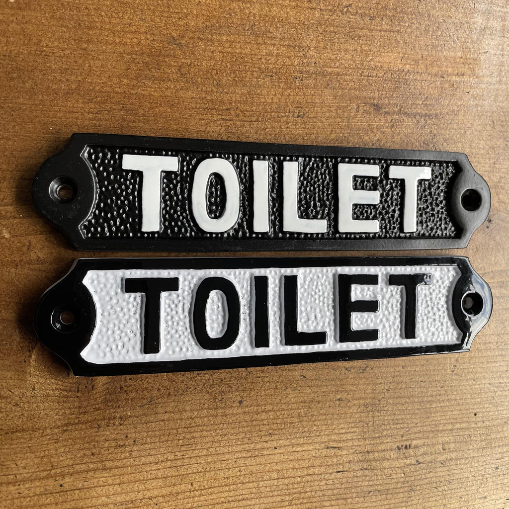 Traditional Toilet Door Signs-Toilet Sign-Yester Home