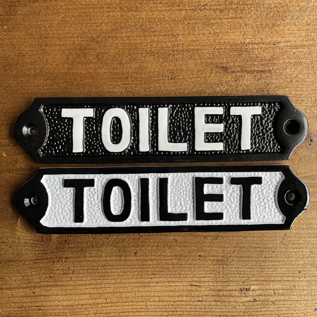 Traditional Toilet Door Signs