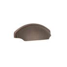 Tulip Cup Drawer Pull Aged Bronze-Cupboard Pulls-Yester Home