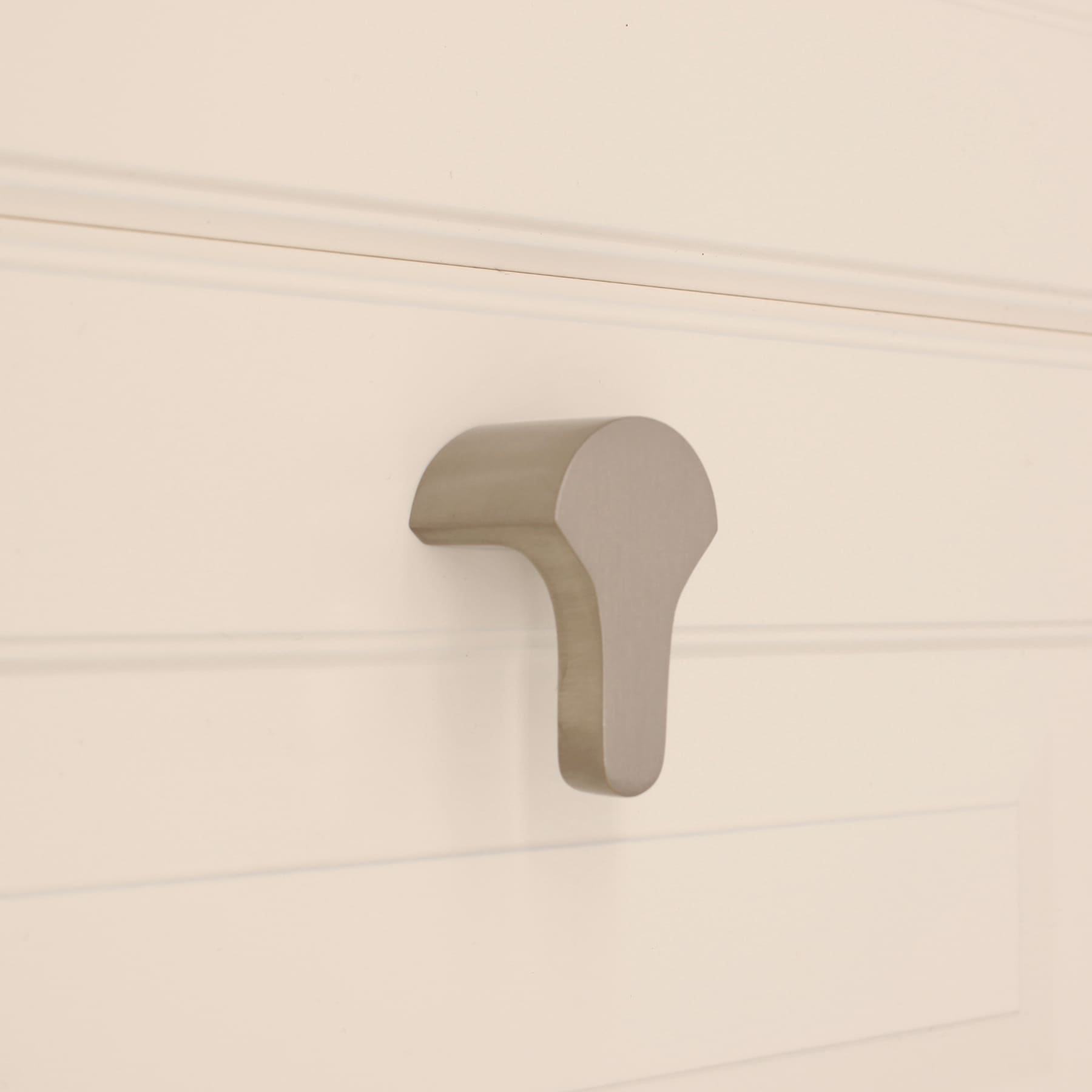 Tulip Drop Pull Satin Nickel-Cupboard Pulls-Yester Home